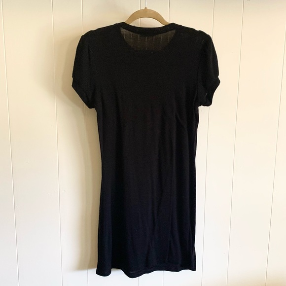 Knit Pull Over Black Dress Size XL - Picture 4 of 4